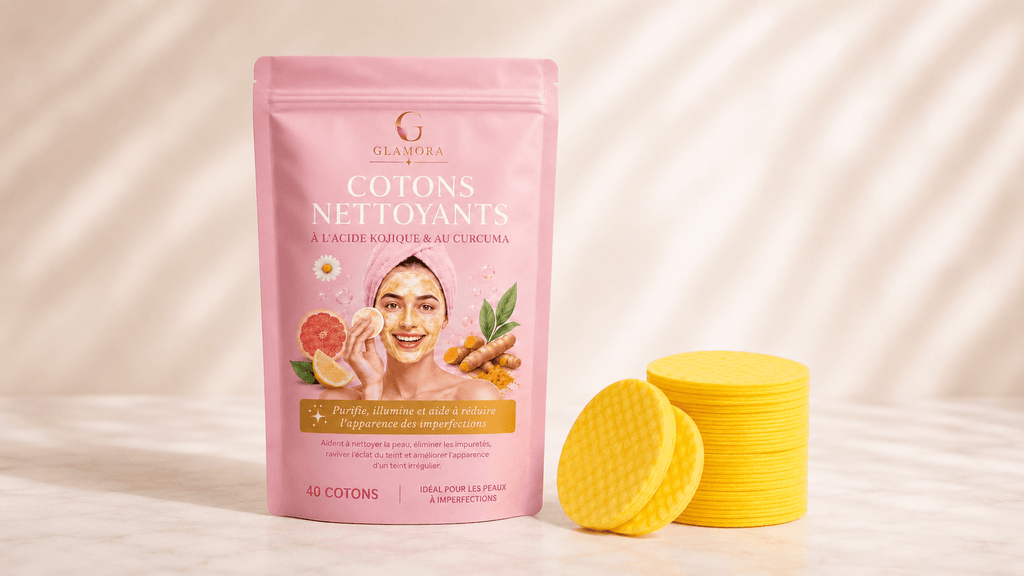 Cotons Glamora au Curcuma & Acide Kojique