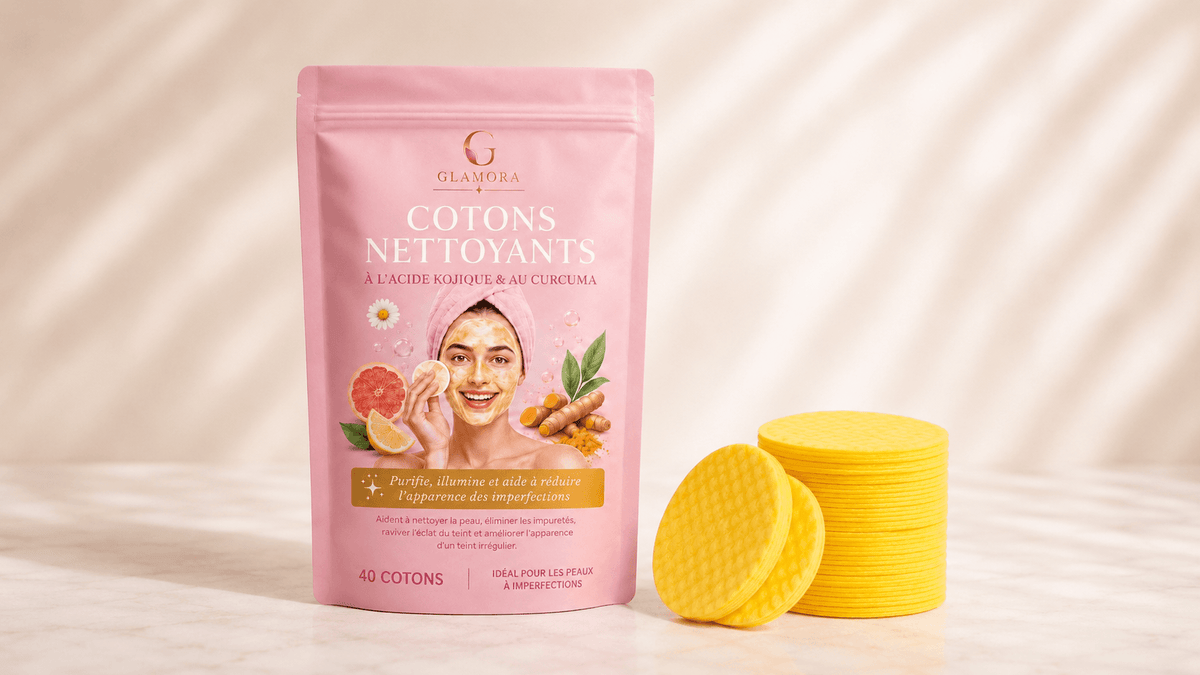 Cotons Glamora au Curcuma & Acide Kojique
