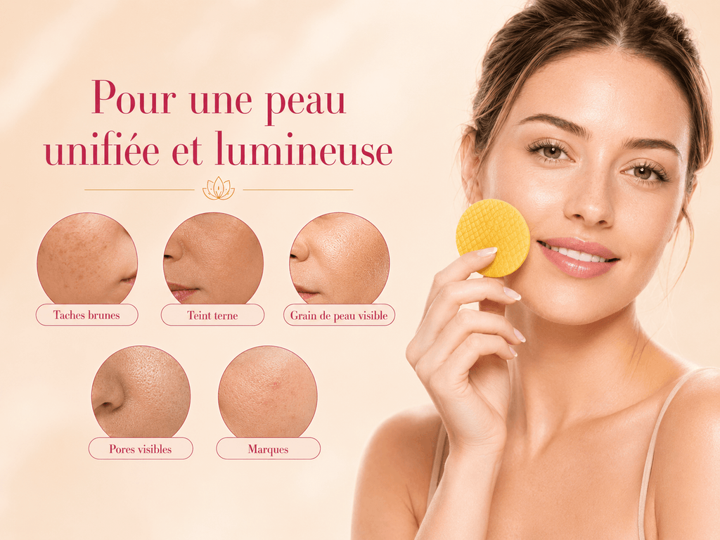 Cotons Glamora au Curcuma & Acide Kojique