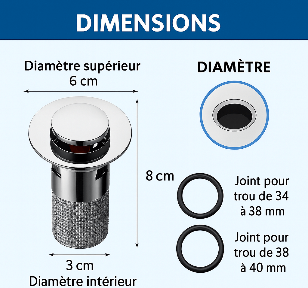 Filtre de lavabo Glamora™